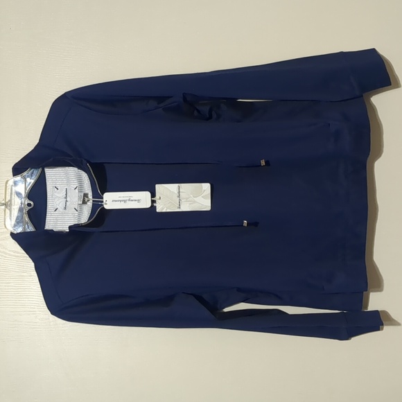 Tommy Bahama Tops - Tommy Bahama 1/2 Zip Long Sleeve Pullover Pima Cotton Outdoor Women's Sz M NWT